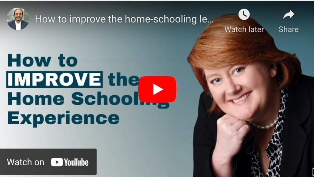 HOW TO IMPROVE THE HOME-SCHOOLING LEARNING EXPERIENCE