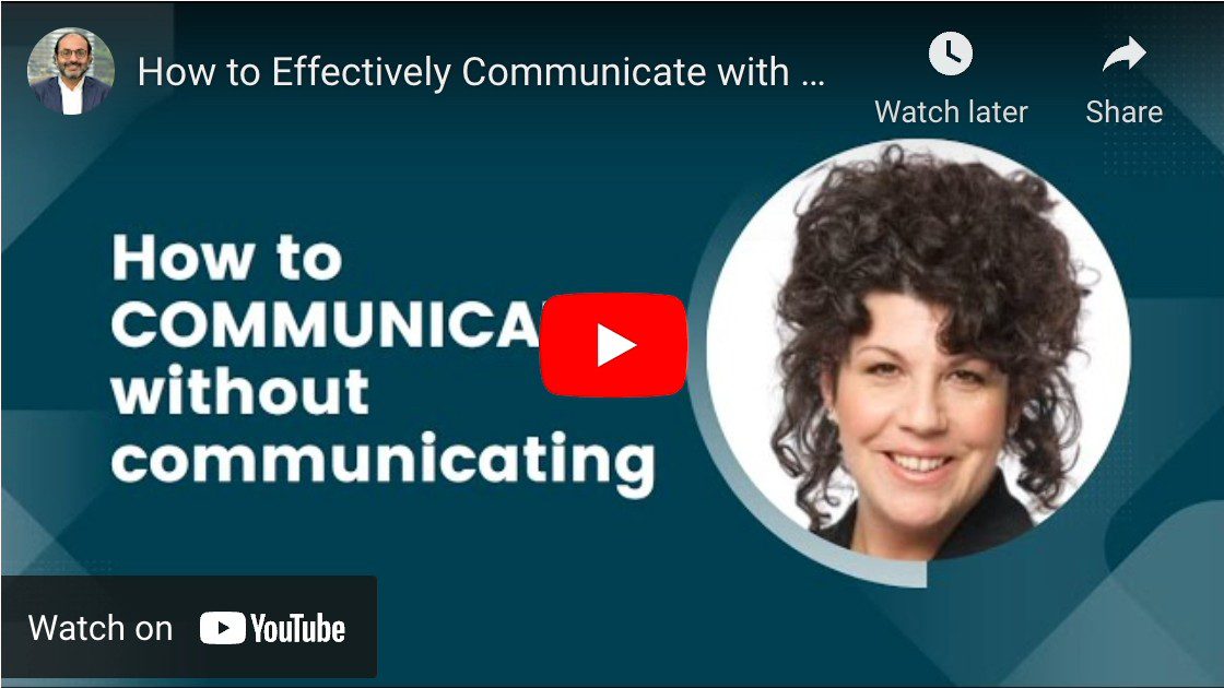 How to communicate without communicating